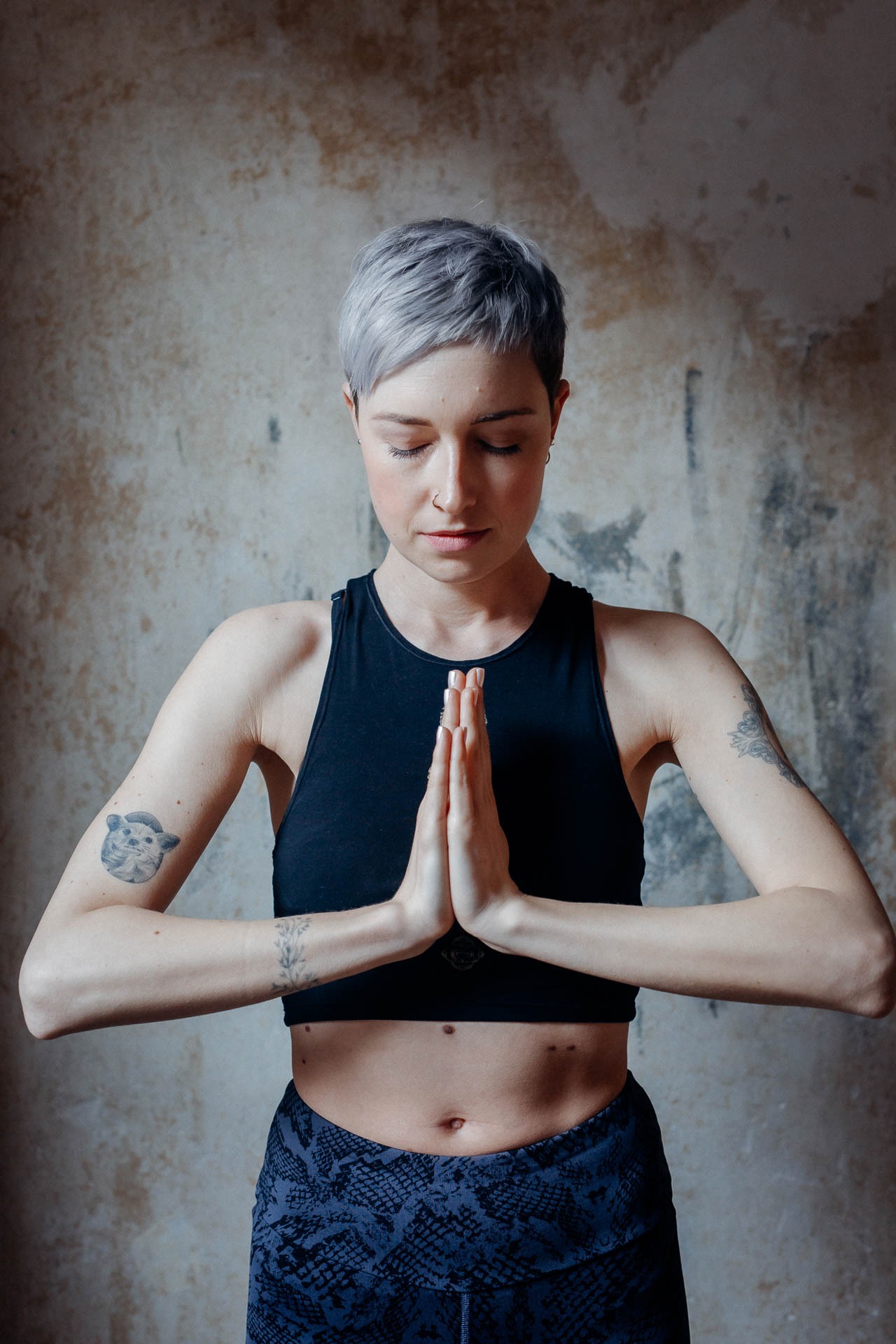Portrait einer Yogalehrerin